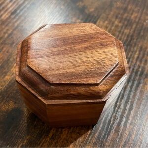 Elegant Octagonal Wooden Box